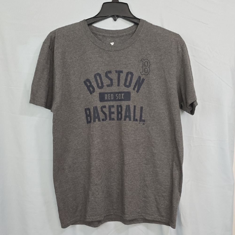 Fanatics Mens XL Gray Boston Red Sox Baseball Tee